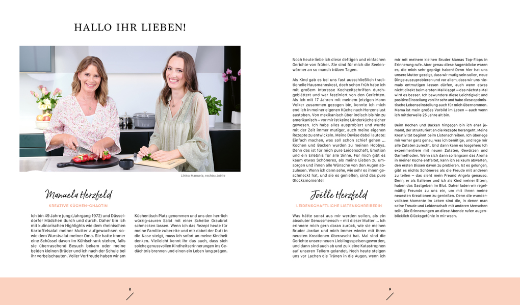 Weitere Ansicht: Aktion | Nur für kurze Zeit | Food with love: Eat & Love - Unsere Jeden-Tag-Küche mit Herz | Manuela Herzfeld, Joëlle Herzfeld