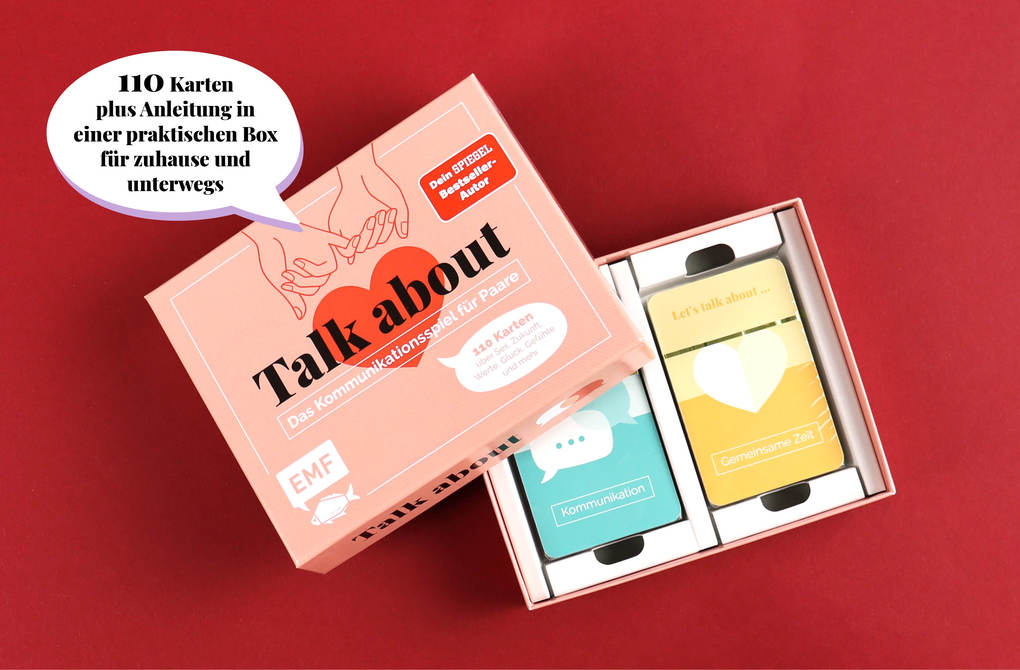 Weitere Ansicht: Kartenspiel: Talk about - Das Kommunikationsspiel für Paare | Carsten Müller