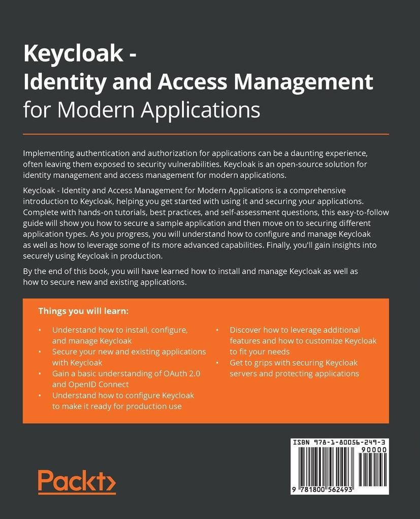 Weitere Ansicht: Keycloak - Identity and Access Management for Modern Applications | Stian Thorgersen, Pedro Igor Silva