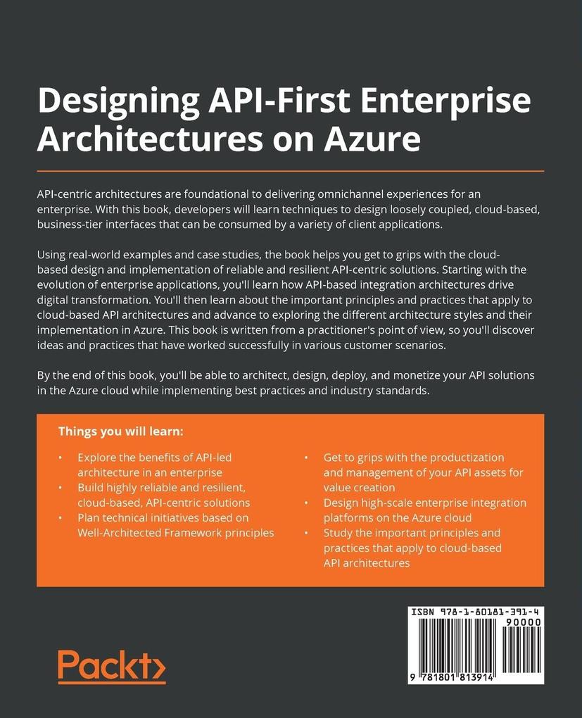 Weitere Ansicht: Designing API-First Enterprise Architectures on Azure | Subhajit Chatterjee