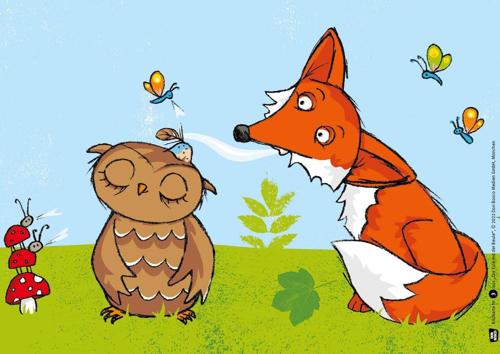 Weitere Ansicht: Die Eule mit der Beule. Kamishibai Bildkartenset | Susanne Weber