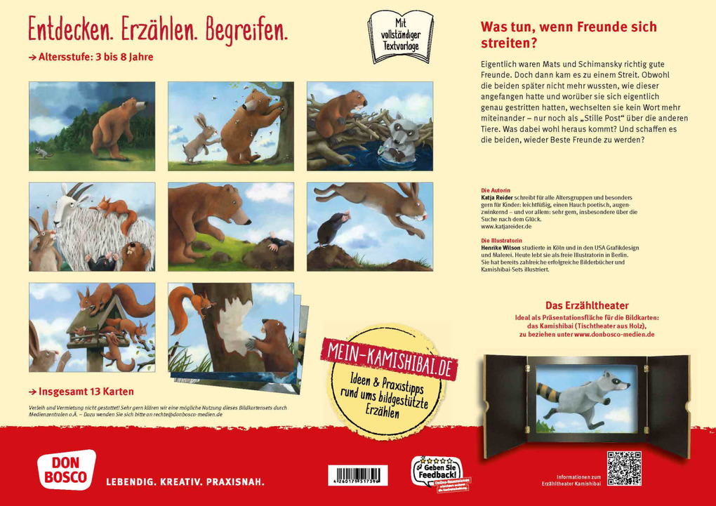 Weitere Ansicht: Wieder beste Freunde. Kamishibai Bildkartenset | Katja Reider