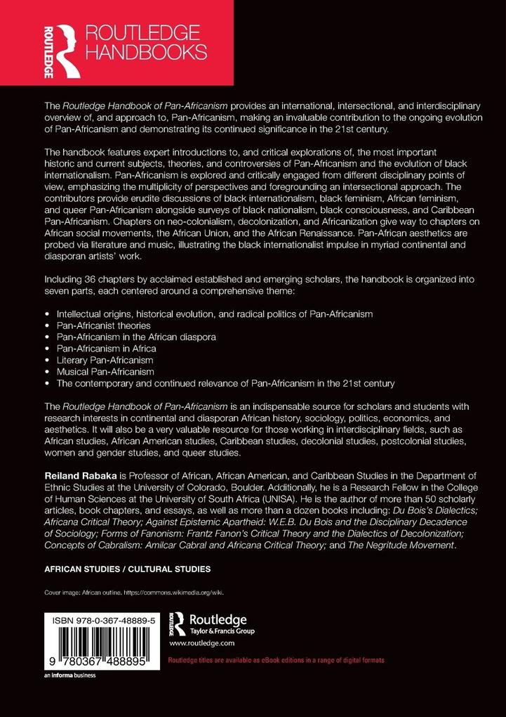 Weitere Ansicht: Routledge Handbook of Pan-Africanism