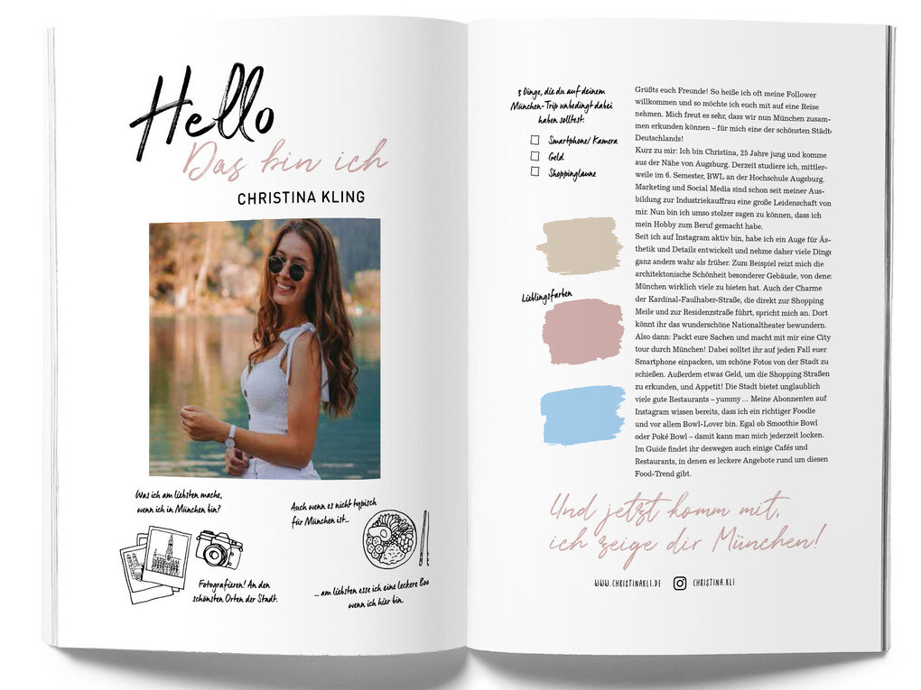 Weitere Ansicht: GuideMe Travel Book München - Reiseführer | Christina Kling, @christina.kli