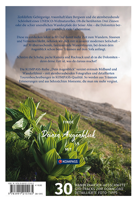 Weitere Ansicht: KOMPASS Dein Augenblick Dolomiten | Wolfgang Heizmann