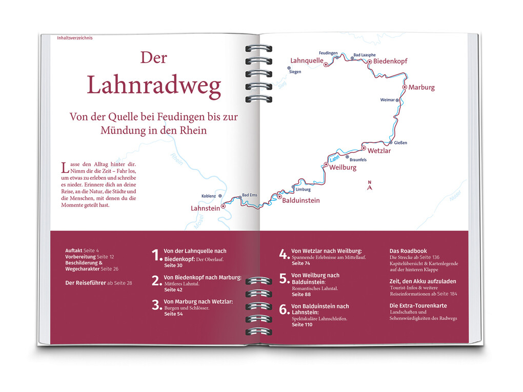 Weitere Ansicht: KOMPASS Radreiseführer Lahnradweg | Raphaela Moczynski
