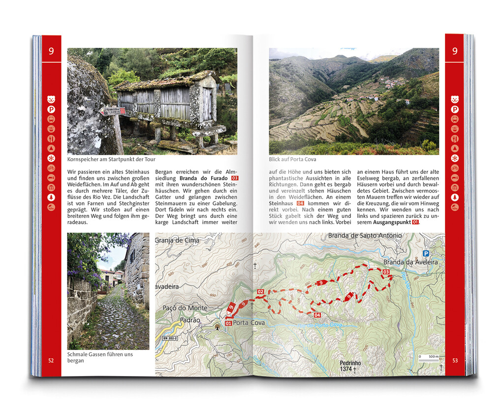 Weitere Ansicht: KOMPASS Wanderführer Portugal Nord, 55 Touren mit Extra-Tourenkarte | Astrid Sturm
