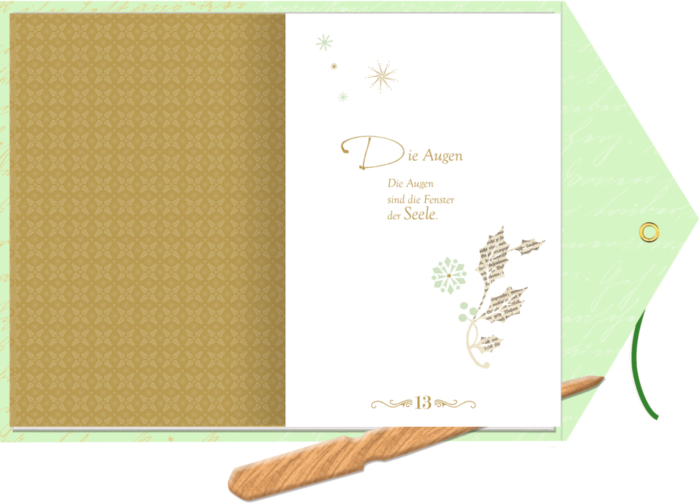 Weitere Ansicht: Briefbuch Advent mit Hildegard von Bingen | Hildegard Bingen, Susan Niessen