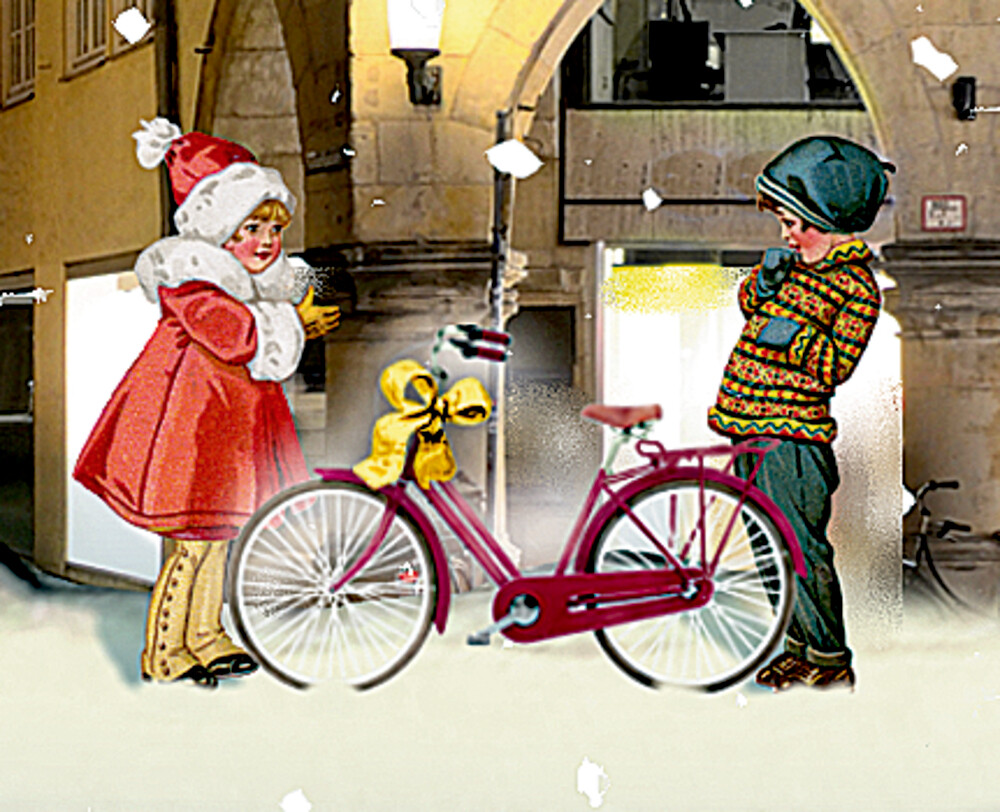 Weitere Ansicht: Wandkalender Weihnachtliches Stadtpanorama