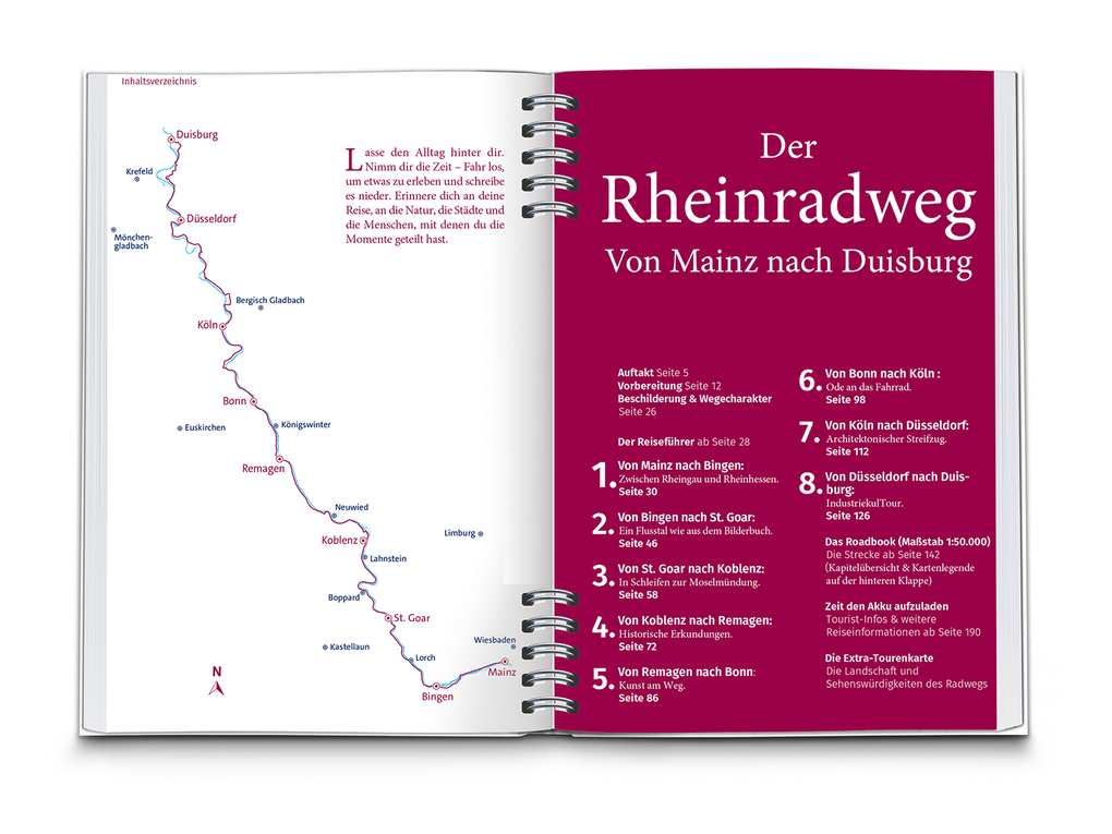 Weitere Ansicht: KOMPASS Radreiseführer Rheinradweg von Mainz bis Duisburg | Julia Bihar