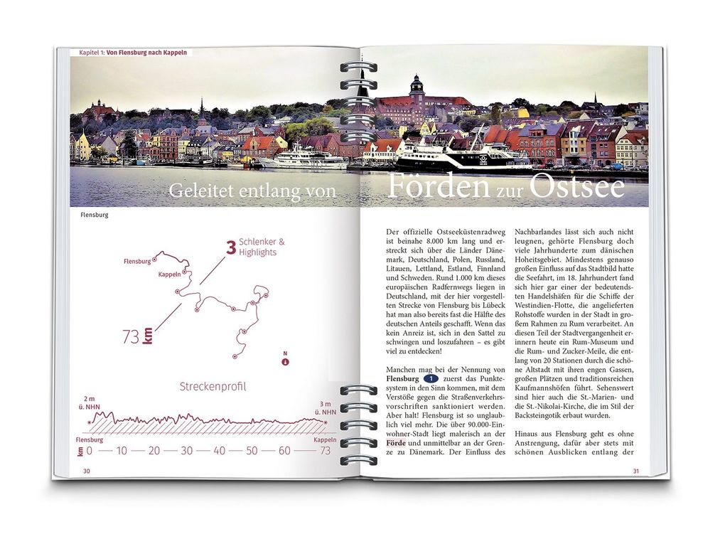 Weitere Ansicht: KOMPASS Radreiseführer Ostseeküstenradweg Schleswig Holstein | Maria Strobl