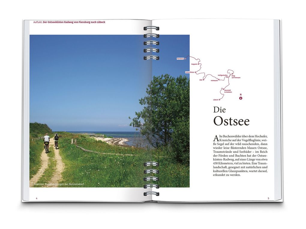 Weitere Ansicht: KOMPASS Radreiseführer Ostseeküstenradweg Schleswig Holstein | Maria Strobl