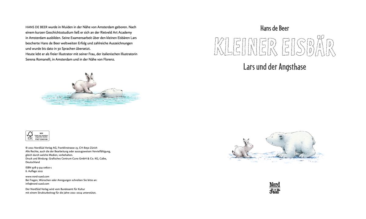 Weitere Ansicht: Kleiner Eisbär - Lars und der Angsthase | Hans de Beer