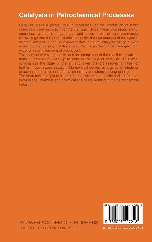 Weitere Ansicht: Catalysis in Petrochemical Processes