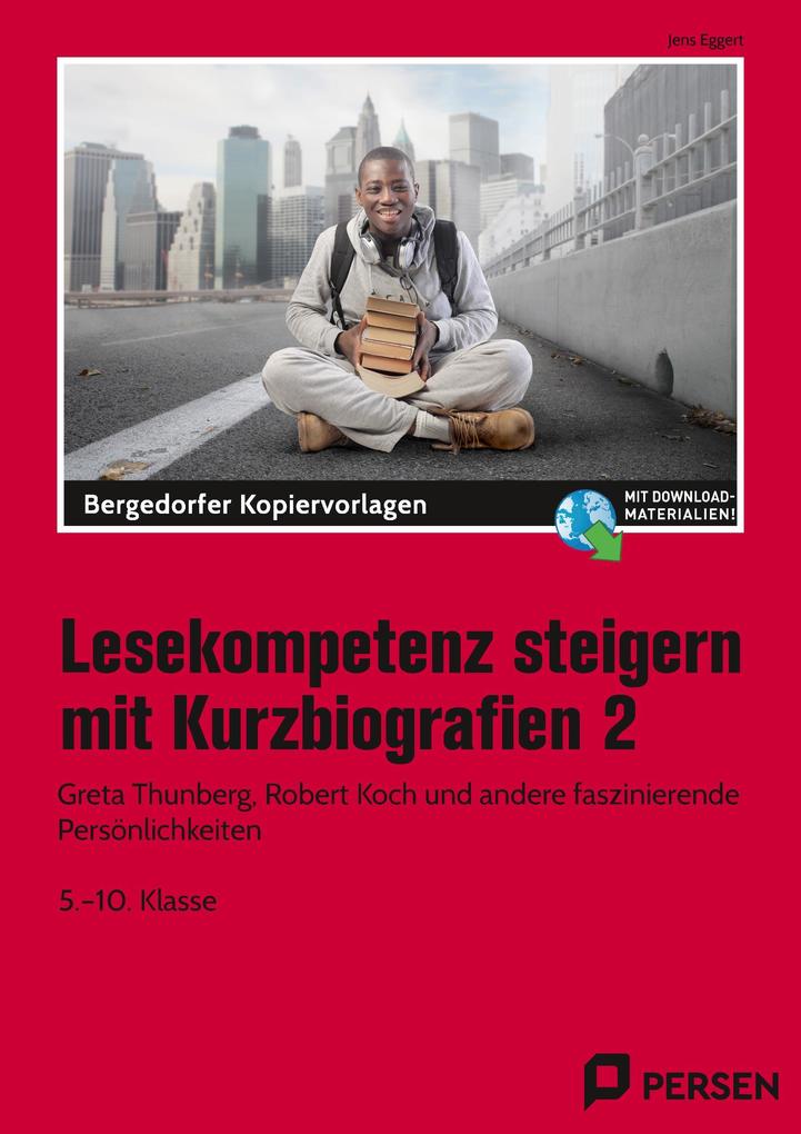 Produktbild: Lesekompetenz steigern mit Kurzbiografien 2 | Jens Eggert