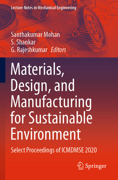 Produktbild: Materials, Design, and Manufacturing for Sustainable Environment