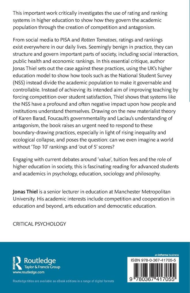 Weitere Ansicht: Ratings and Rankings in Higher Education | Jonas Thiel
