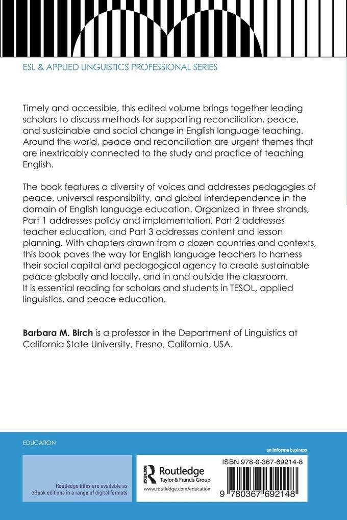 Weitere Ansicht: Creating Classrooms of Peace in English Language Teaching