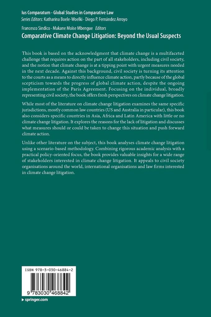 Weitere Ansicht: Comparative Climate Change Litigation: Beyond the Usual Suspects