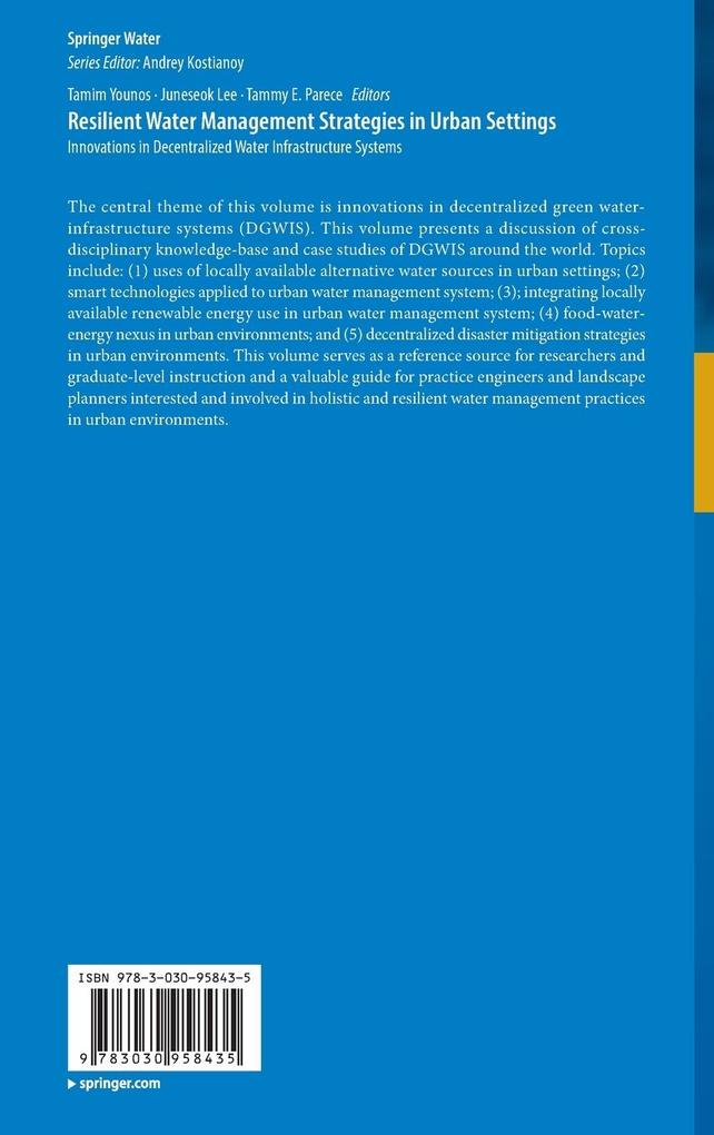 Weitere Ansicht: Resilient Water Management Strategies in Urban Settings