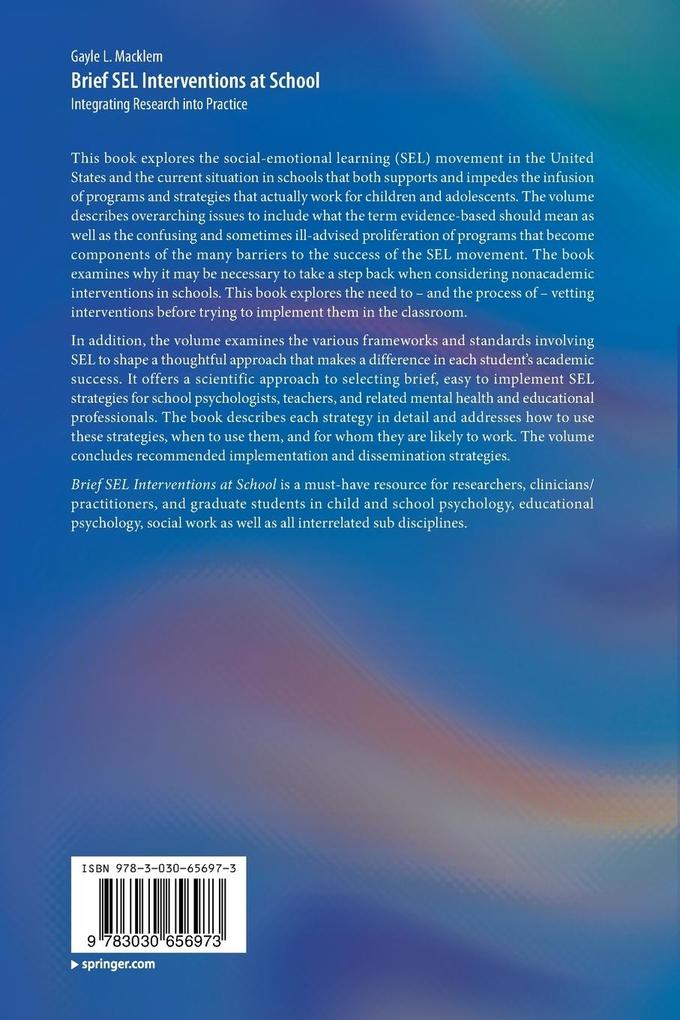 Weitere Ansicht: Brief SEL Interventions at School | Gayle L. Macklem