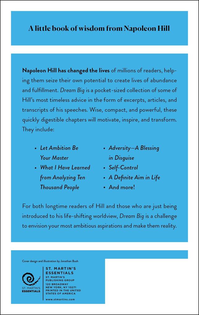 Weitere Ansicht: Dream Big | Napoleon Hill