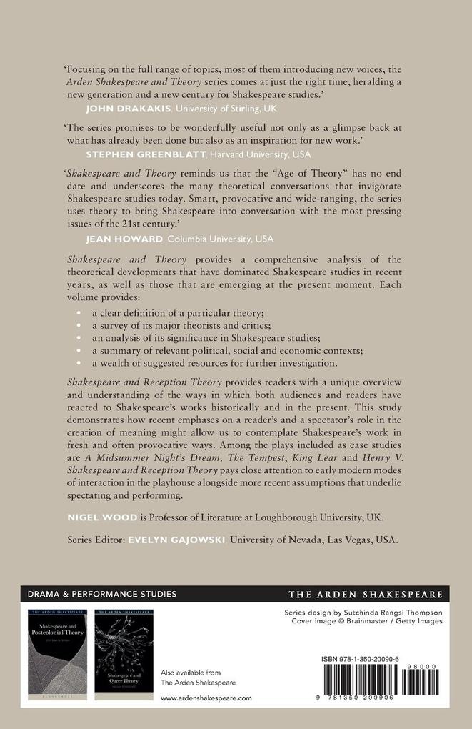 Weitere Ansicht: Shakespeare and Reception Theory | Nigel Wood
