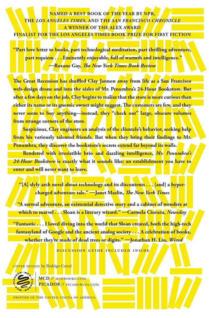 Weitere Ansicht: Mr. Penumbra's 24-Hour Bookstore | Robin Sloan