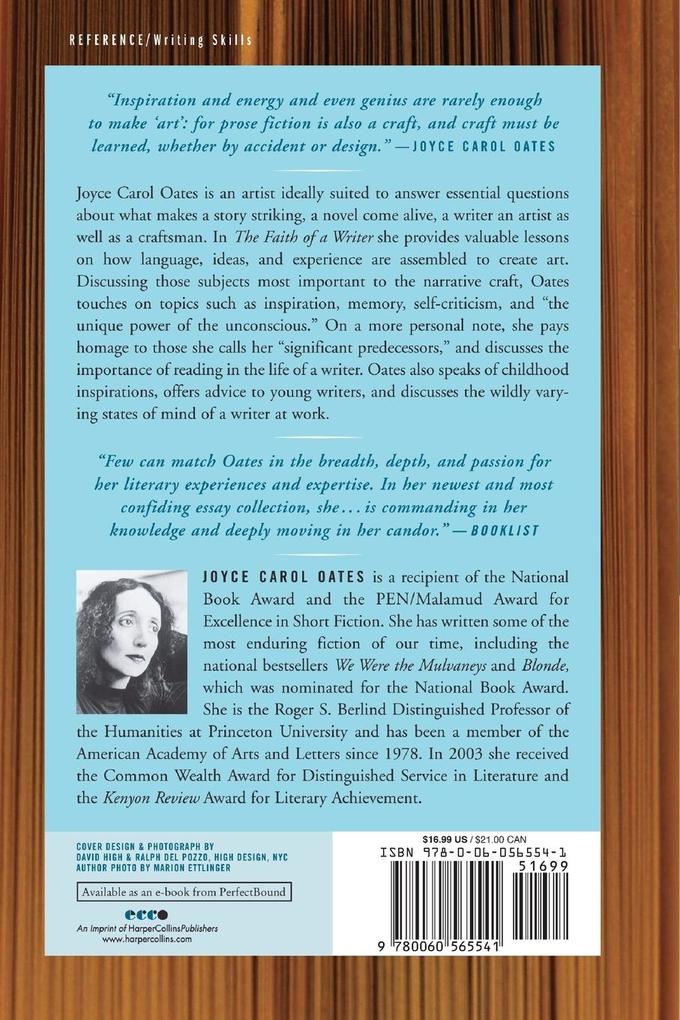 Weitere Ansicht: The Faith of a Writer | Joyce Carol Oates