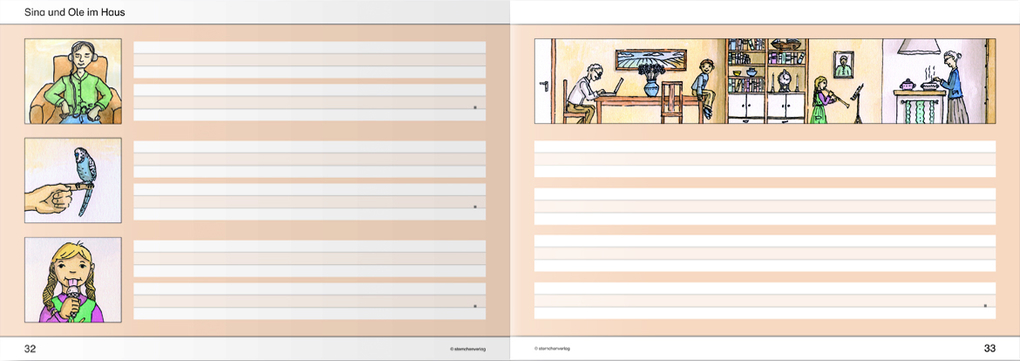 Weitere Ansicht: Ich kann Sätze schreiben Teil 1 und 2 im Set - Schülerarbeitshefte für die 1. und 2. Klasse | Katrin Langhans, sternchenverlag GmbH