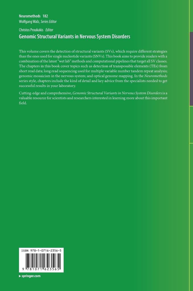 Weitere Ansicht: Genomic Structural Variants in Nervous System Disorders