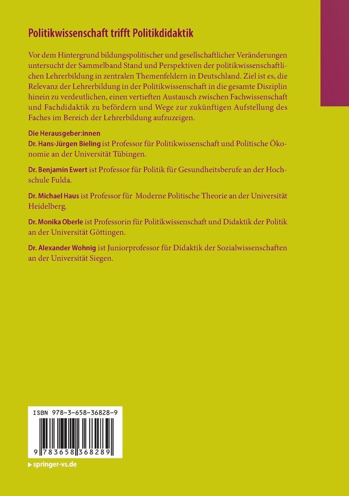 Weitere Ansicht: Politikwissenschaft trifft Politikdidaktik