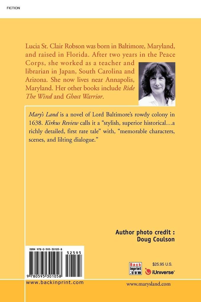 Weitere Ansicht: Mary's Land | Lucia St Clair Robson
