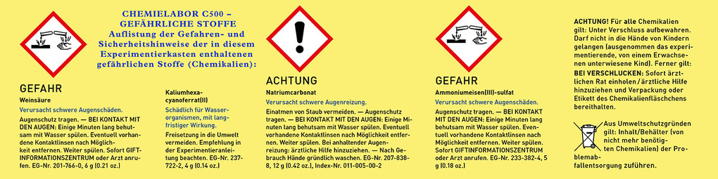 Weitere Ansicht: Chemielabor C500