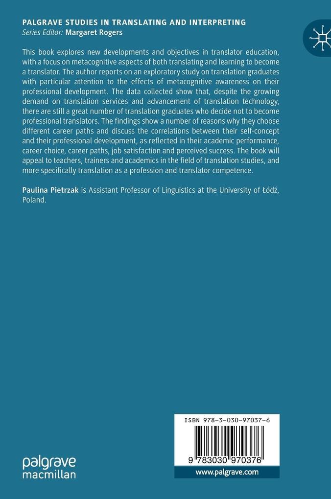 Weitere Ansicht: Metacognitive Translator Training | Paulina Pietrzak