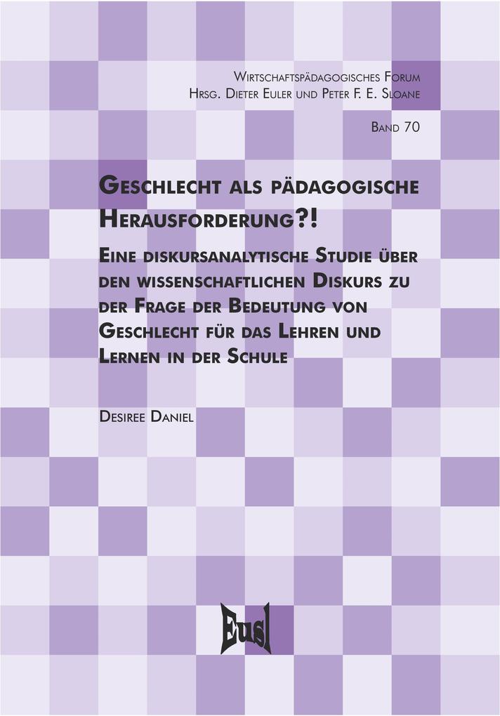 Produktbild: Geschlecht als pädagogische Herausforderung?! | Desiree Daniel-Söltenfuß