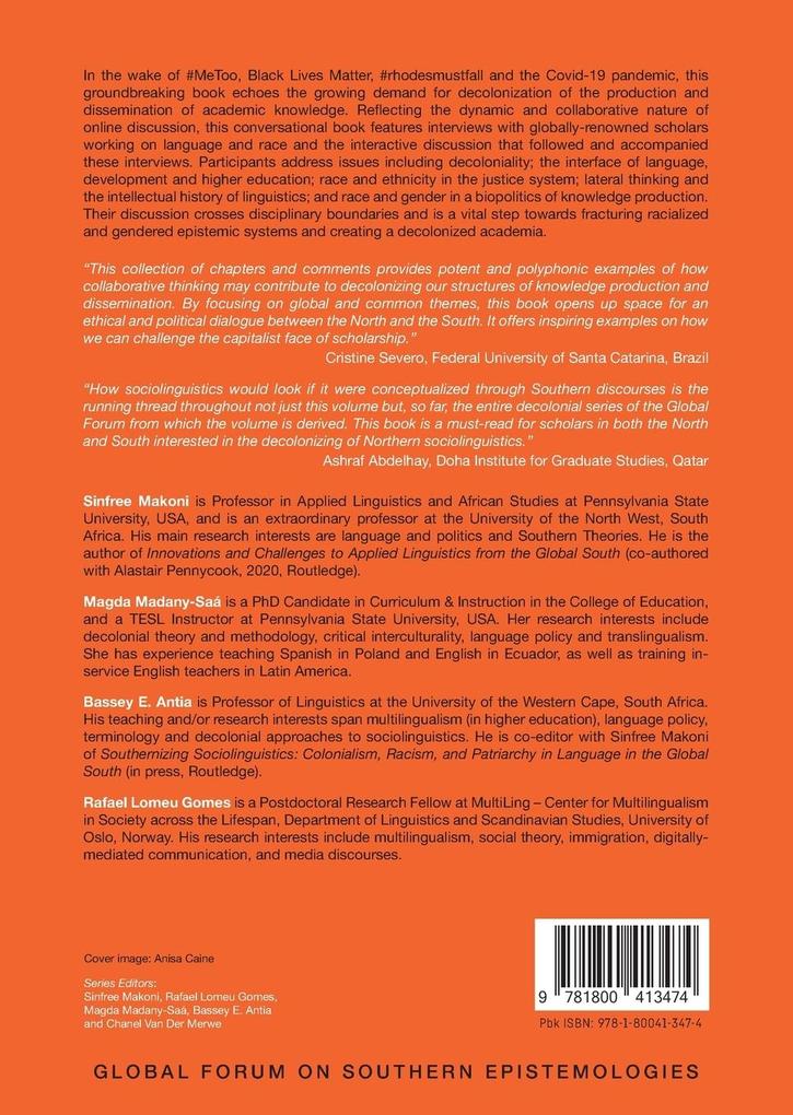 Weitere Ansicht: Decolonial Voices, Language and Race