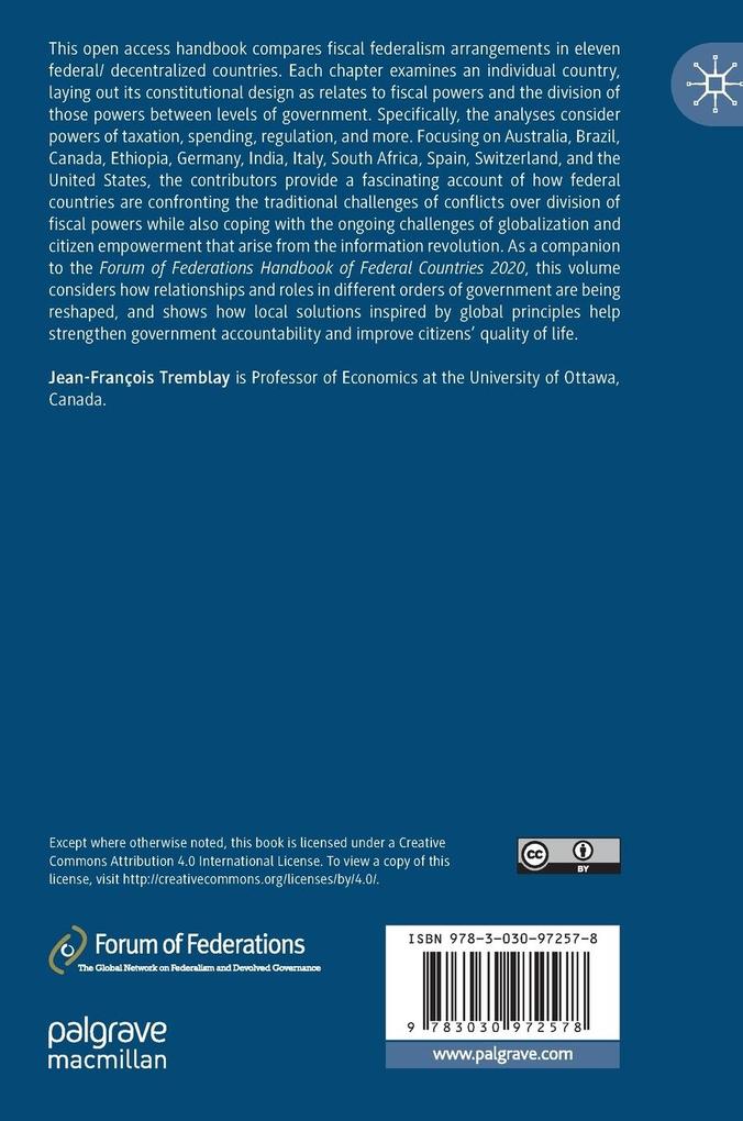 Weitere Ansicht: The Forum of Federations Handbook of Fiscal Federalism