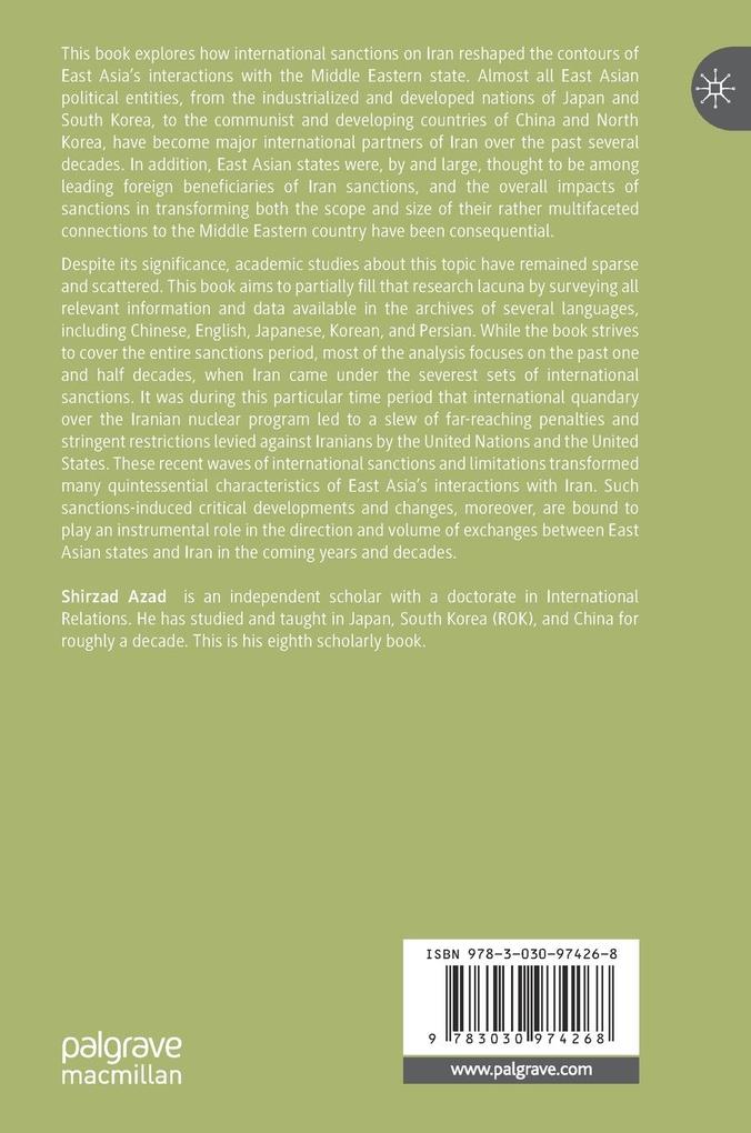 Weitere Ansicht: East Asia and Iran Sanctions | Shirzad Azad