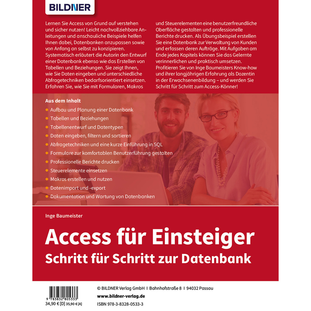 Weitere Ansicht: Access für Einsteiger - Schritt für Schritt zur Datenbank | Inge Baumeister
