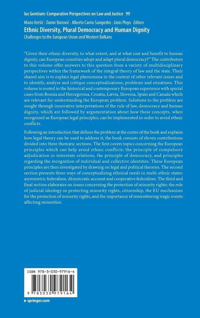 Weitere Ansicht: Ethnic Diversity, Plural Democracy and Human Dignity