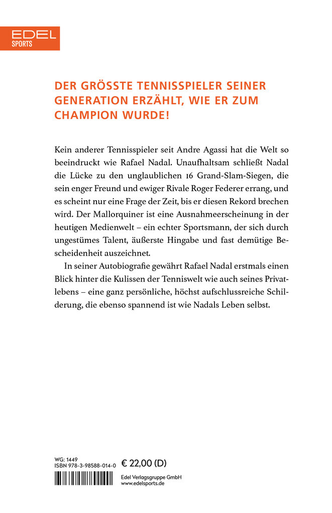 Weitere Ansicht: Rafa - Mein Weg an die Spitze | Rafael Nadal, John Carlin