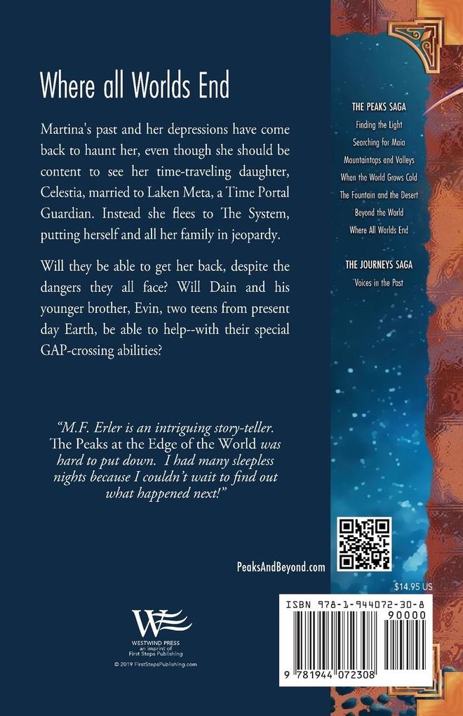 Weitere Ansicht: Where all Worlds End | M. F. Erler