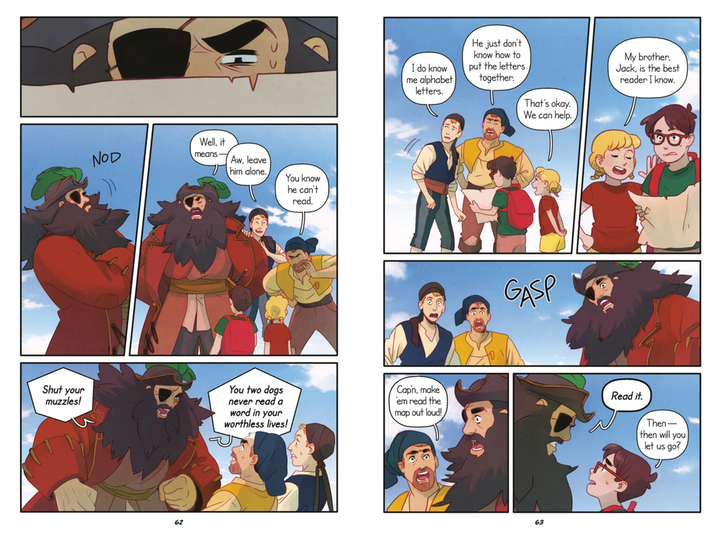 Weitere Ansicht: Pirates Past Noon Graphic Novel | Mary Pope Osborne