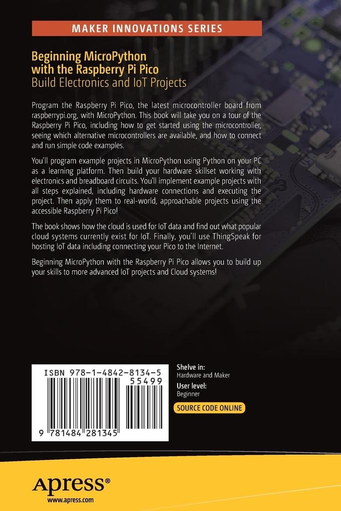 Weitere Ansicht: Beginning MicroPython with the Raspberry Pi Pico | Charles Bell