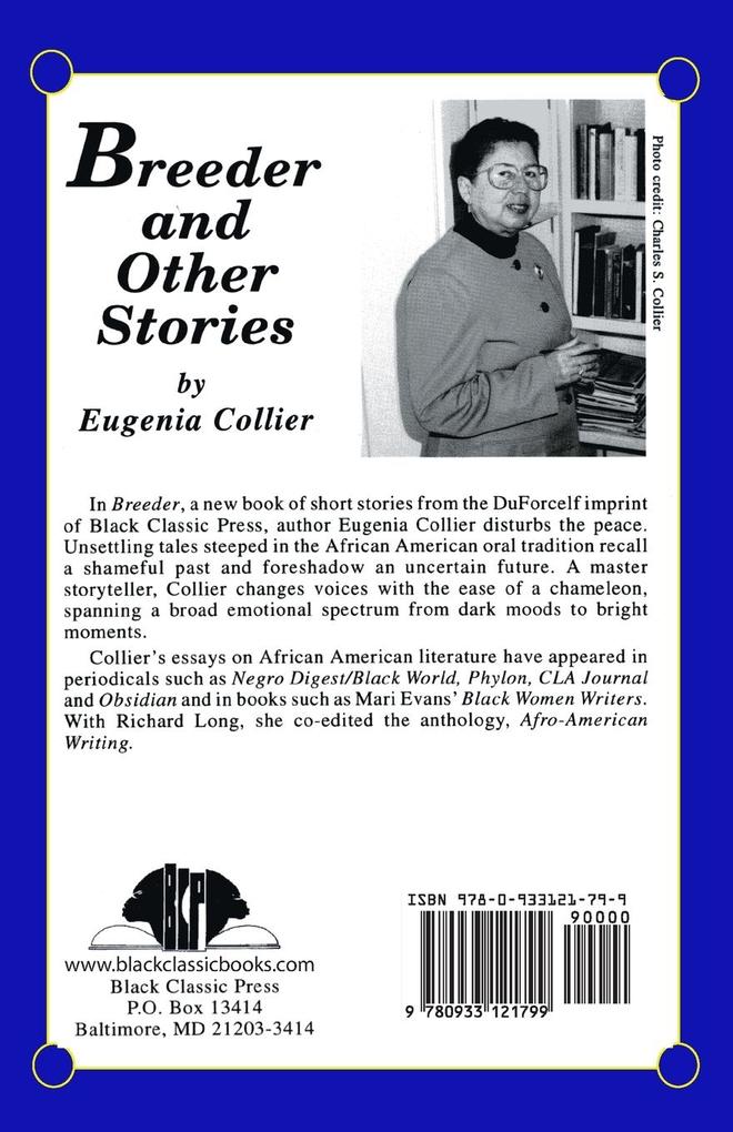 Weitere Ansicht: Breeder and Other Stories | Eugenia Collier