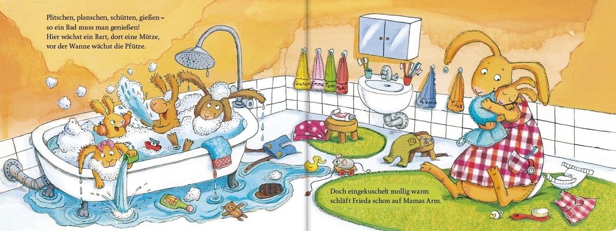 Weitere Ansicht: Wenn sieben kleine Hasen durch lustige Geschichten rasen | Sabine Praml
