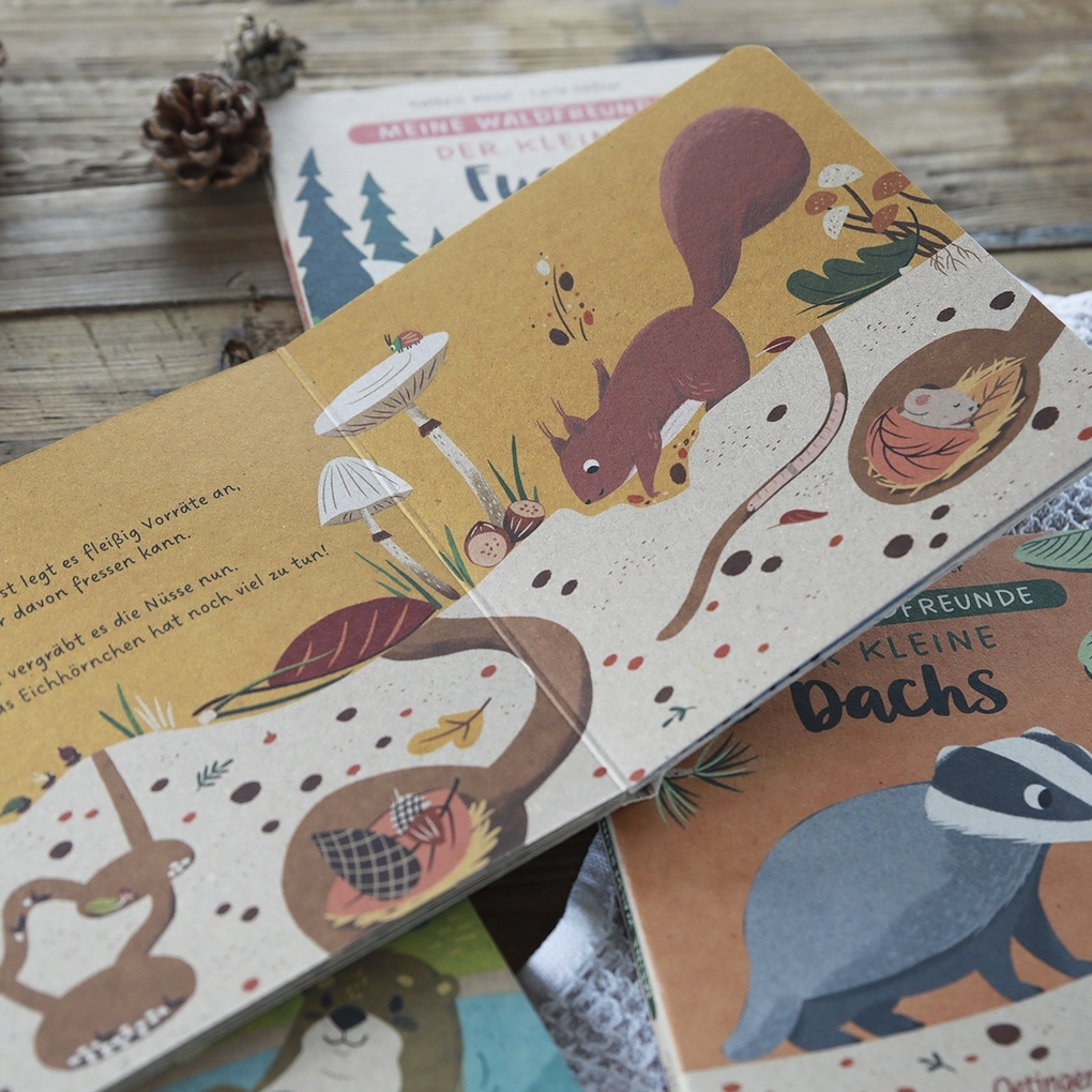 Weitere Ansicht: Meine Waldfreunde. Das kleine Eichhörnchen | Carla Häfner