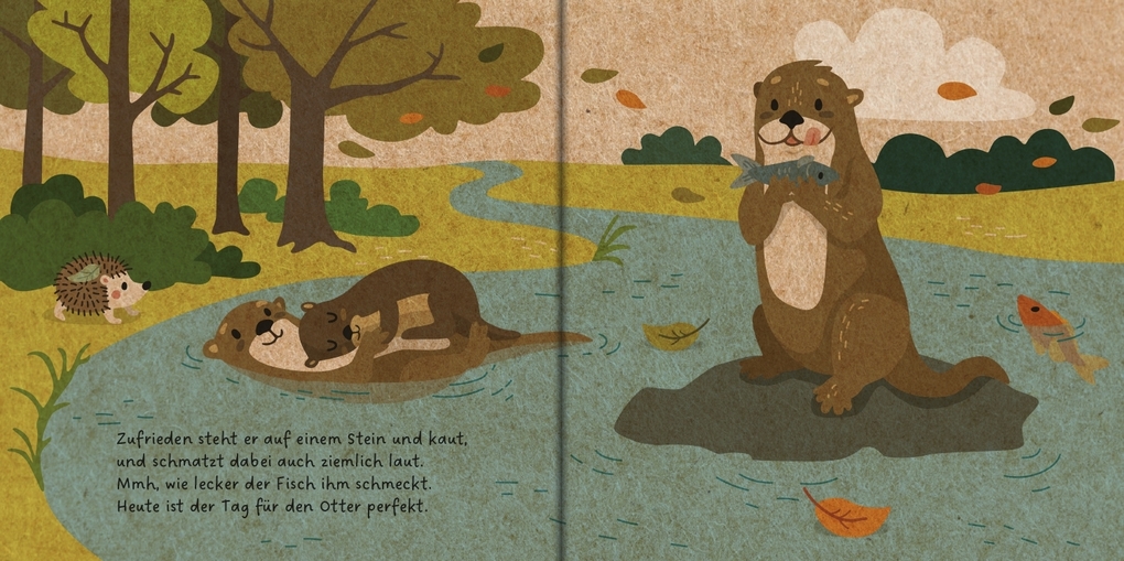 Weitere Ansicht: Meine Waldfreunde. Der kleine Otter | Carla Häfner