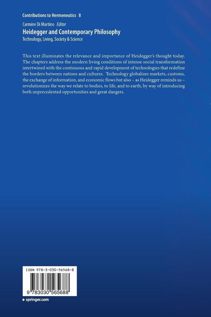 Weitere Ansicht: Heidegger and Contemporary Philosophy